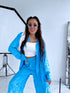 OVERSIZE 2в1 комплект "MISSY" - СИНИЙ